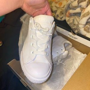 All white converse